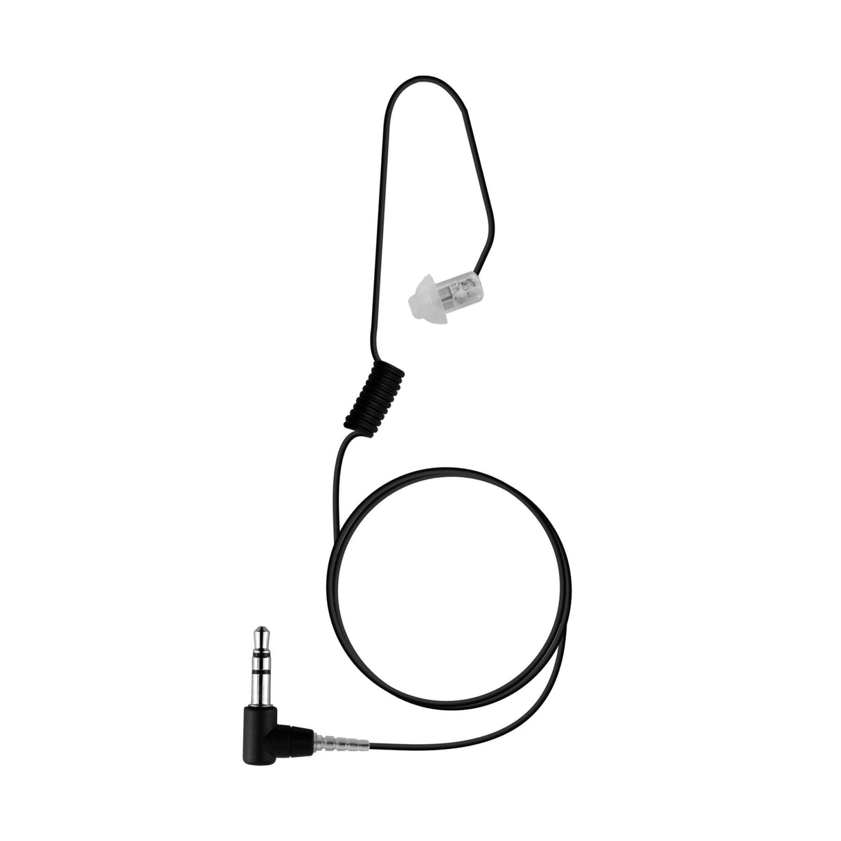 Braided Fiber Tactical Mic & Invisible Series Tubeless Earpiece Complete Kit w/ Quick Disconnect (Hirose) - All Kenwood 2 Pin TK & NEXEDGE (NX), Baofeng, BTECH, Rugged Radios, Diga-Talk, TYT, AnyTone, Alinco, Relm/BK Radio, Quansheng, Wouxon, Retevis
