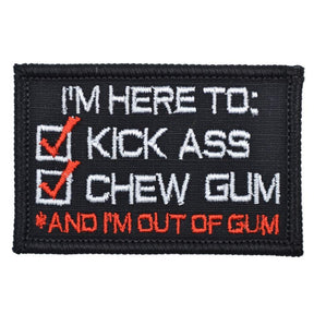 I'm Here to Kick Ass and Chew Gum - Version 2.0 Patch in Coyote Brown