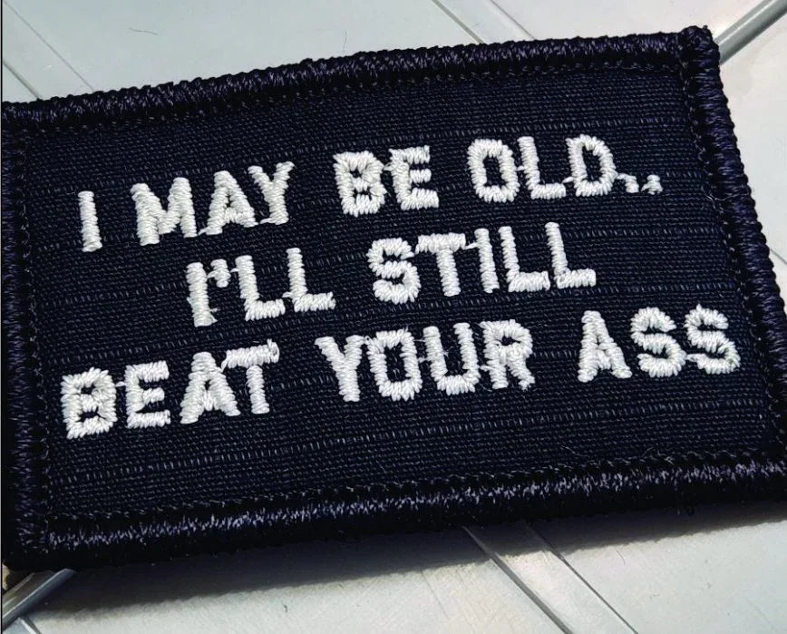 Tactical Gear Junkie I May Be Old 2x3 Patch