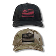 "DA FLAG" PATCH HAT in Multi Cam Black / Red Patch