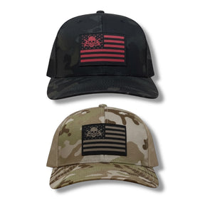 "DA FLAG" PATCH HAT in Multi Cam Black / Red Patch