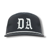 DA Puff 5-Panel Snapback Hat Charcoal