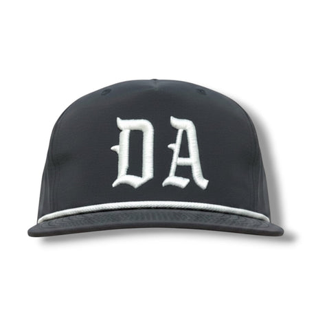 DA Puff 5-Panel Snapback Hat Charcoal