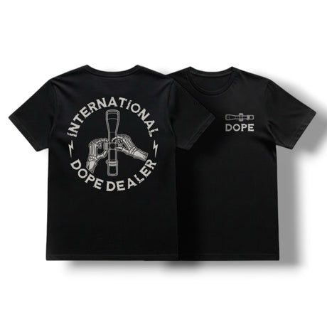 ((PRE-ORDER)) DOPE DEALER TEE (BLACK) in M, alternate view 2