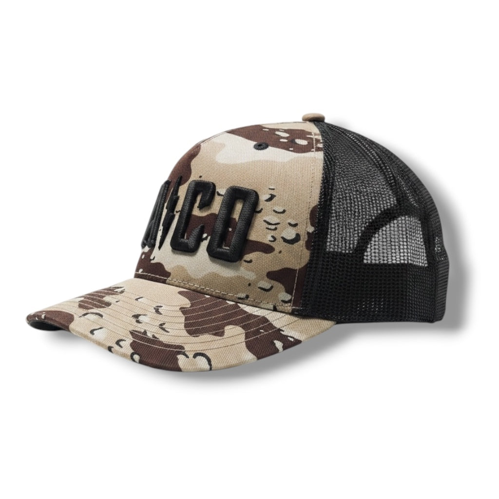 DA Company Snapback Trucker Cap Chocolate Chip