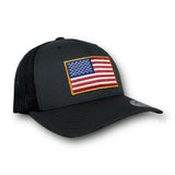 FLAG HATS (MULTI COLOR) in WOLF GREY / BLACK, alternate view 2