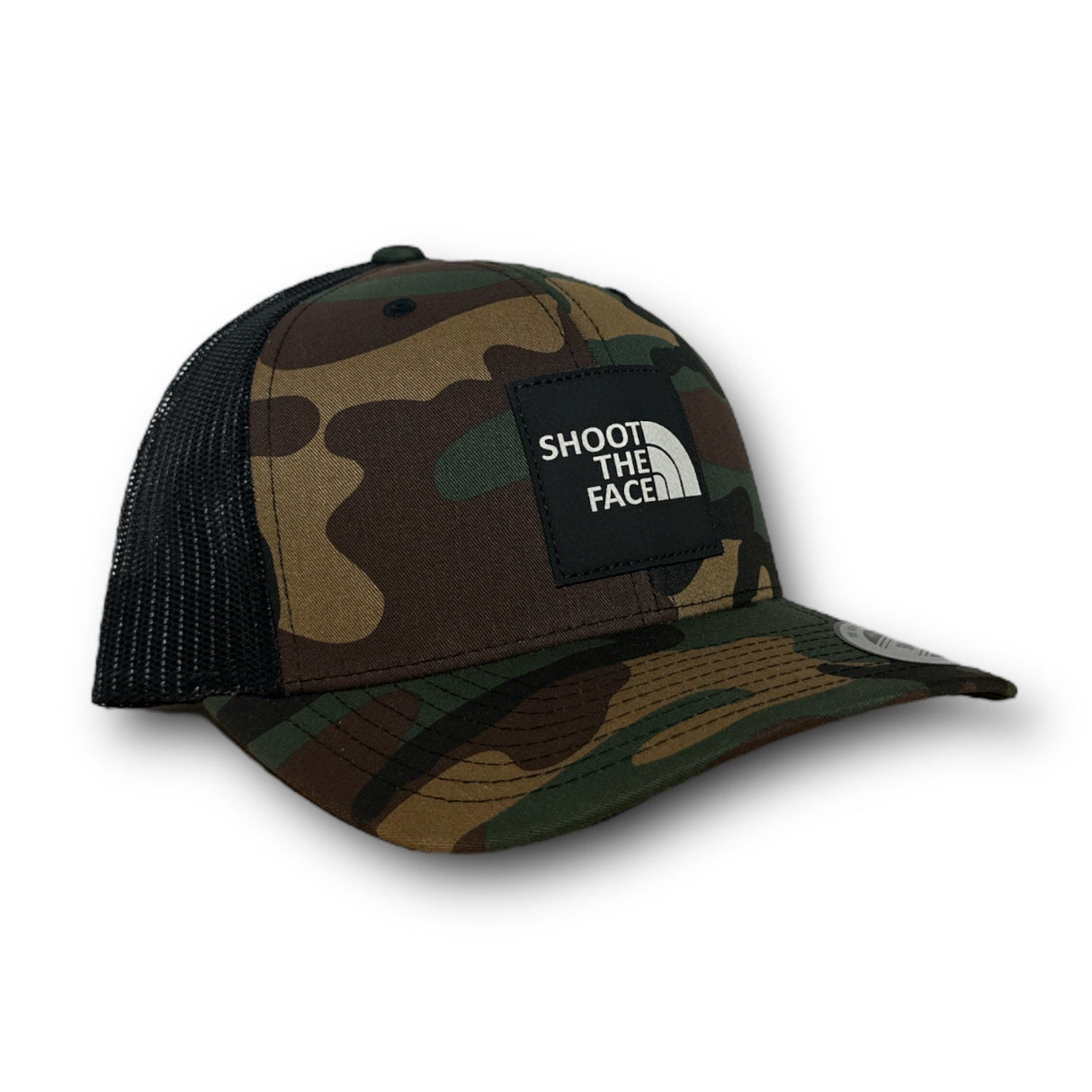 Shoot The Face Patch Trucker Hat, alternate view 3