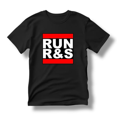 RUN R&S TEE (BLACK)