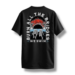 "WE SWIM" TEE (BLACK)