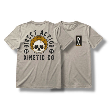"KINETIC CO" TEE (HEATHER SILK) in M, alternate view 2