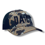 DA Company Snapback Trucker Hat Chocolate Chip