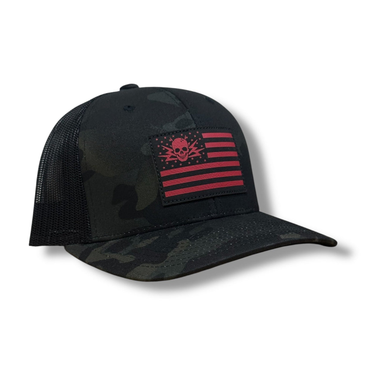 "DA FLAG" PATCH HAT in MC ARID / Tan Patch, alternate view 2