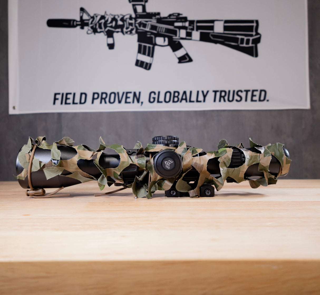 Scout Scrim Optic Cover (S.S.O.C.) in Woodland Digital Camo, alternate view 4