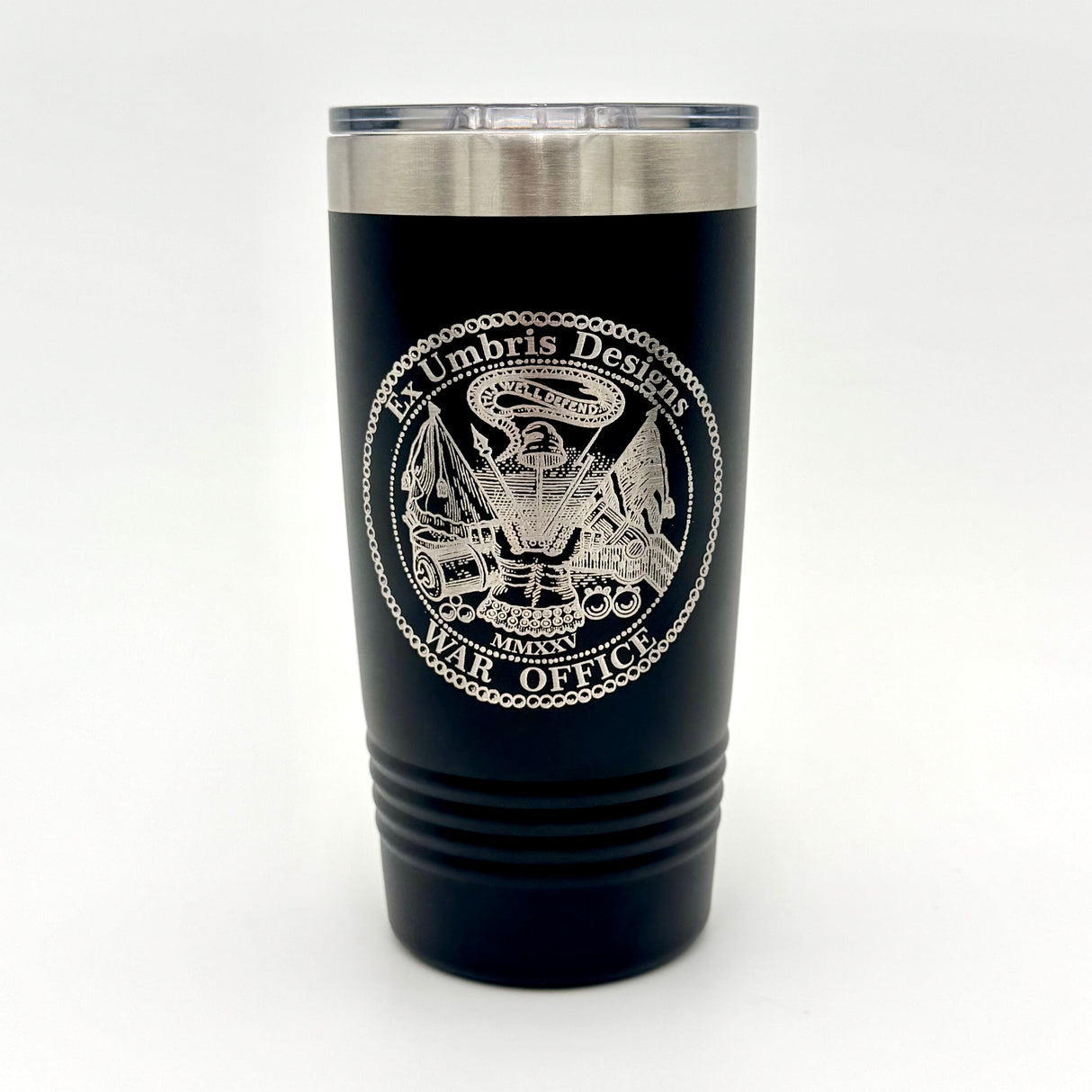 Ex Umbris Designs 20 oz Black Tumbler