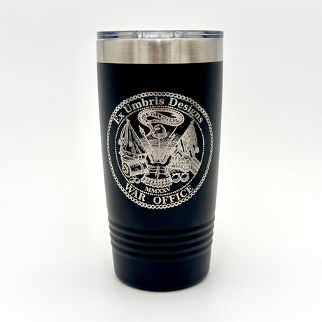 Ex Umbris Designs 20 oz Black Tumbler