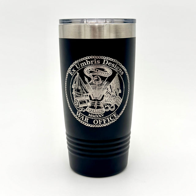 Ex Umbris Designs 20 oz Black Tumbler