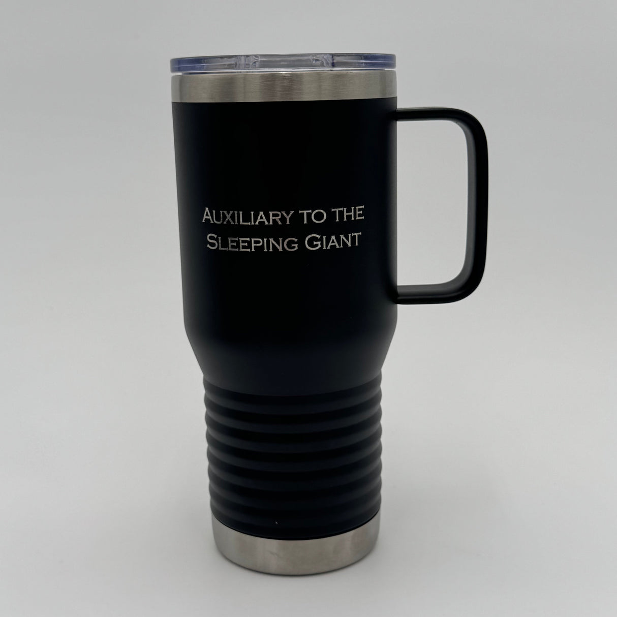 Ex Umbris Designs 20 oz Black Mug, alternate view 2