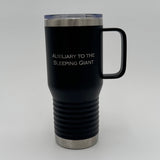 Ex Umbris Designs 20 oz Black Mug, alternate view 2