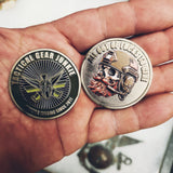 Tactical Gear Junkie - All Out of Fucks - Challenge Coin, alternate view 2