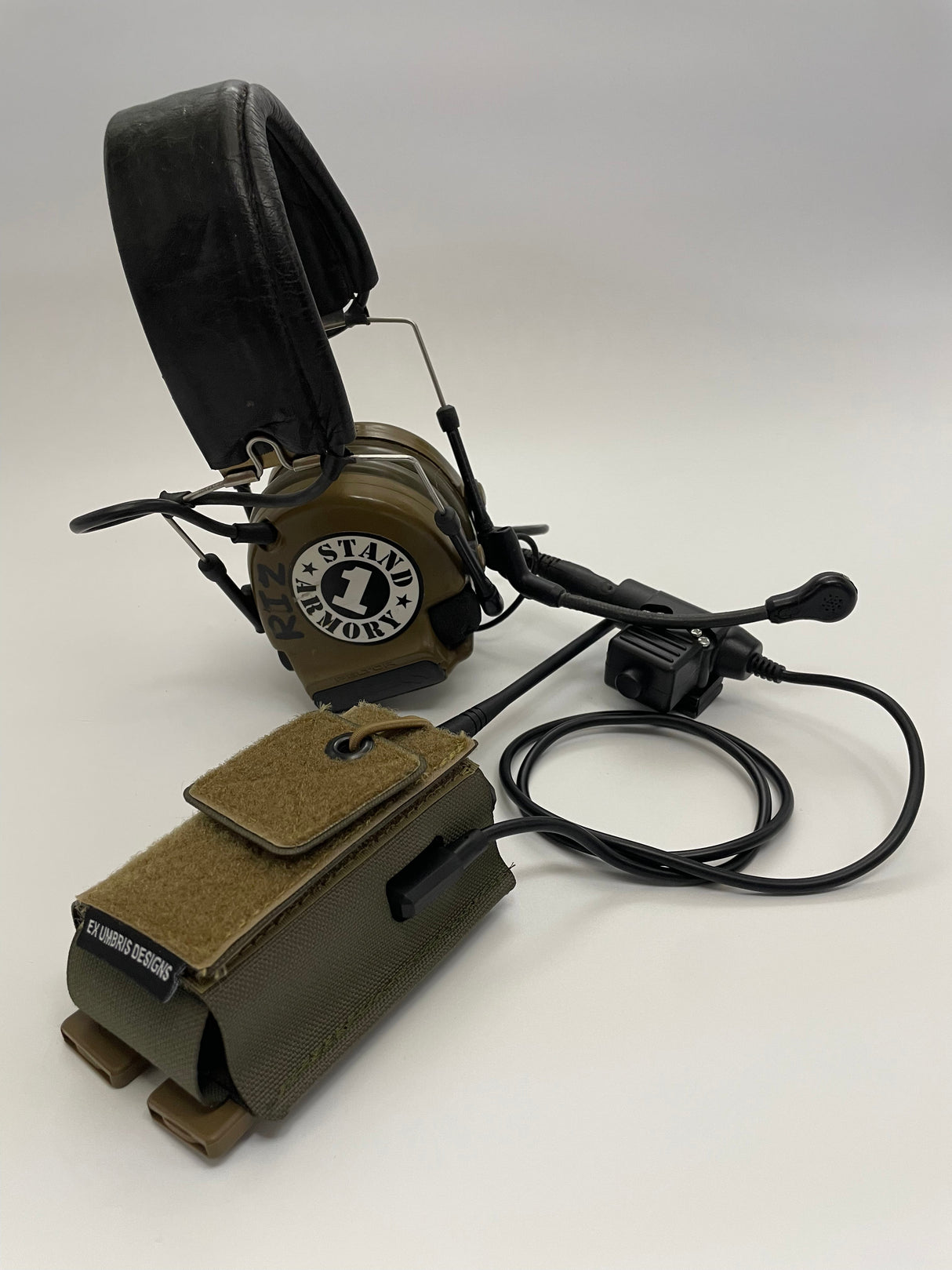 Adjustable Radio Pouch in Multicam Arid, alternate view 2