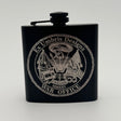 Ex Umbris Designs 6 oz Stainless Steel Flask