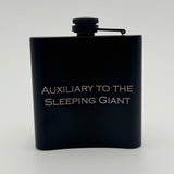Ex Umbris Designs 6 oz Stainless Steel Flask, alternate view 2