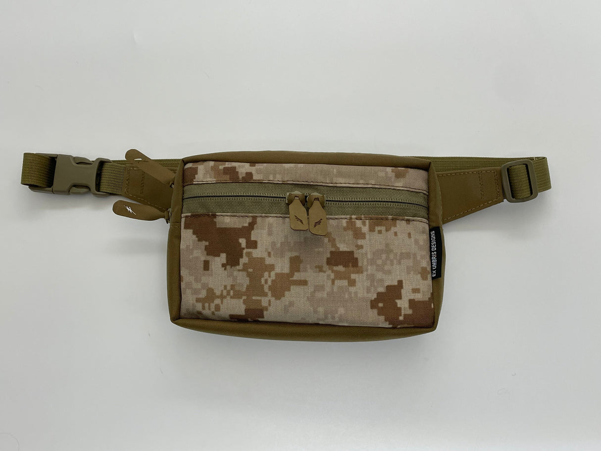 Low Profile EDC Fanny Pack in AUSCAM/Coyote Brown, alternate view 16