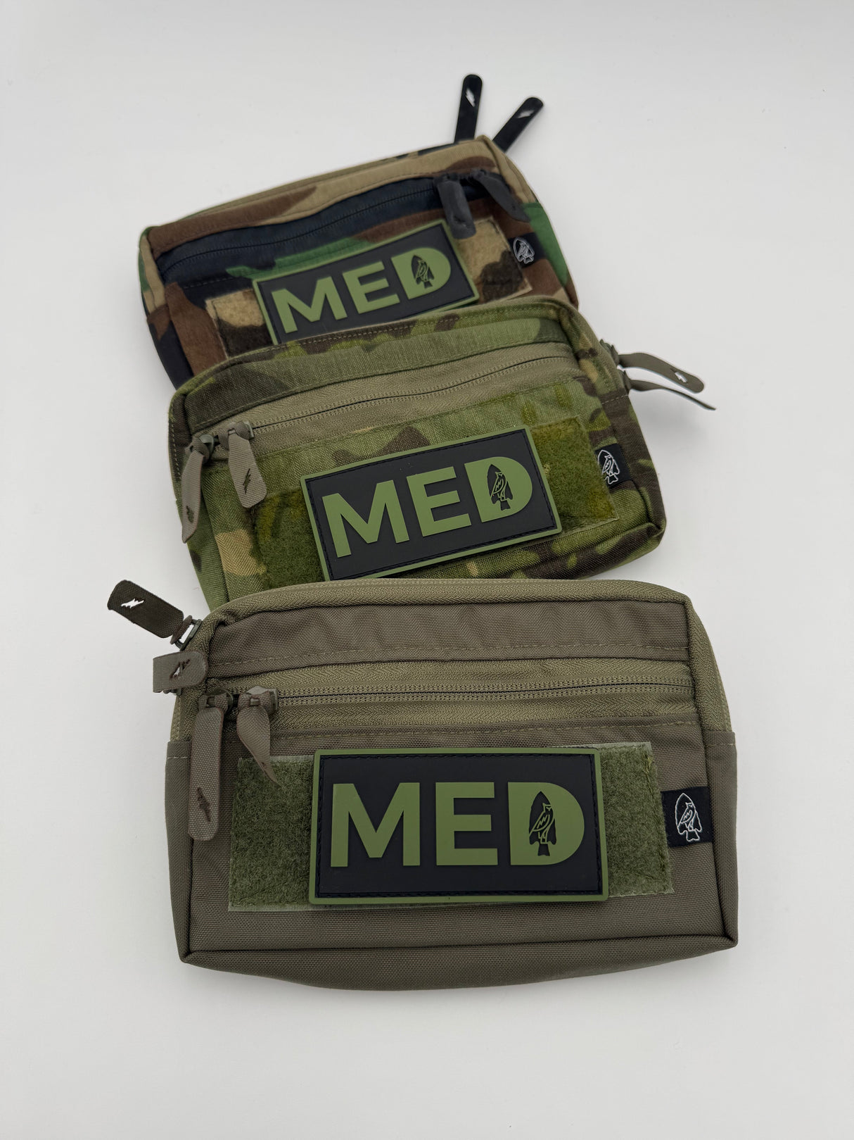 MED Designator PVC Patch in Orange and Black, alternate view 2
