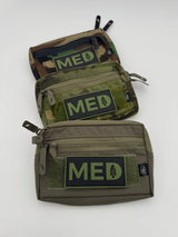 MED Designator PVC Patch in Orange and Black, alternate view 2