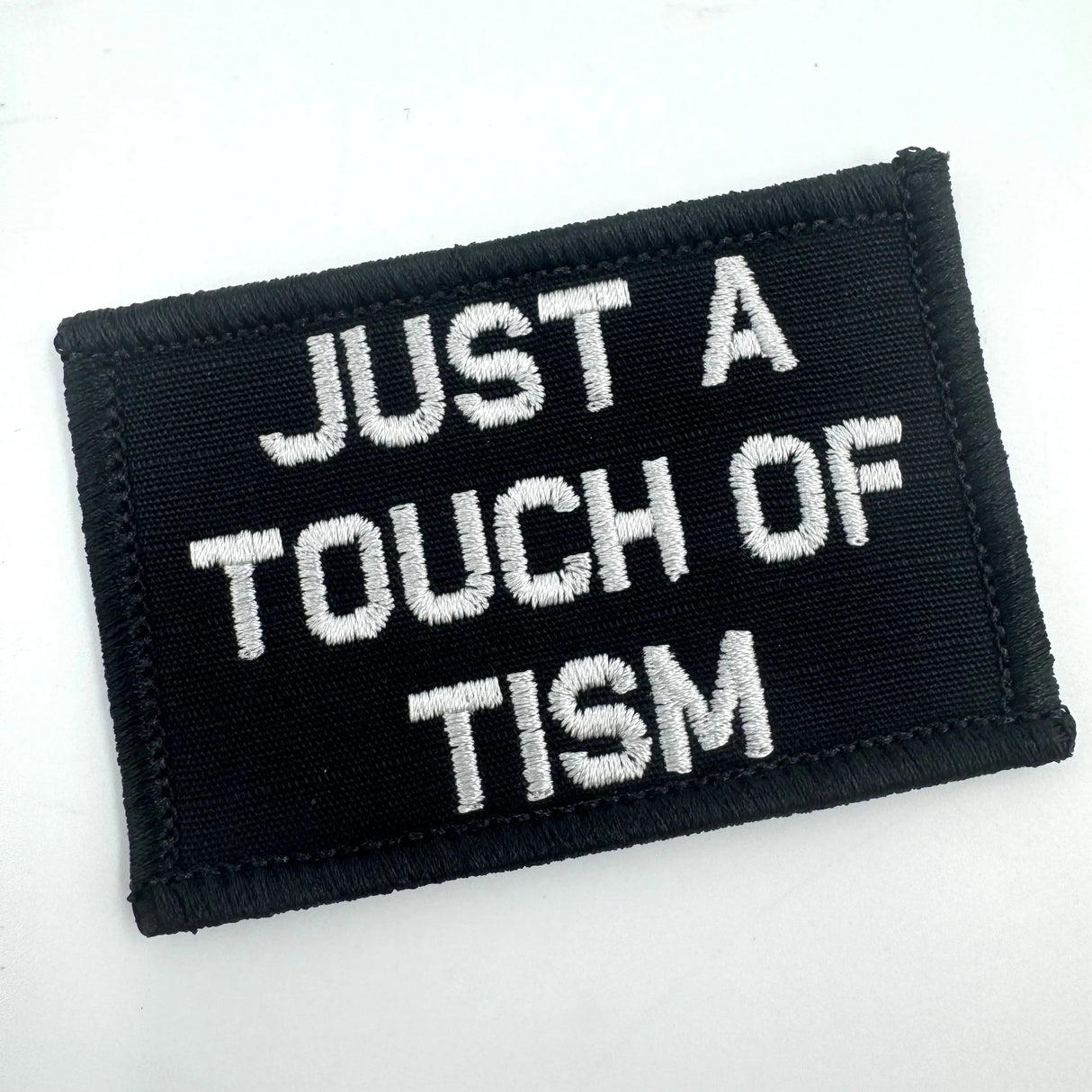 As Seen on Socials - Just A Touch of Tism - 2x3 Patch - Multiple Variants, alternate view 5