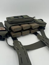 Triple 5.56mm MOLLE Placard in Multicam Tropic, alternate view 4