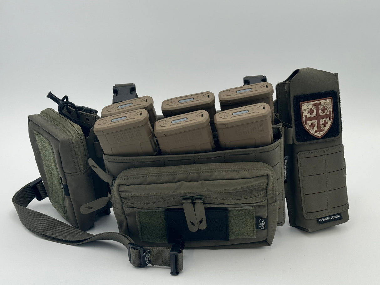 Triple 5.56mm MOLLE Placard in Multicam