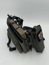 Triple 5.56mm MOLLE Placard in Multicam Arid, alternate view 2