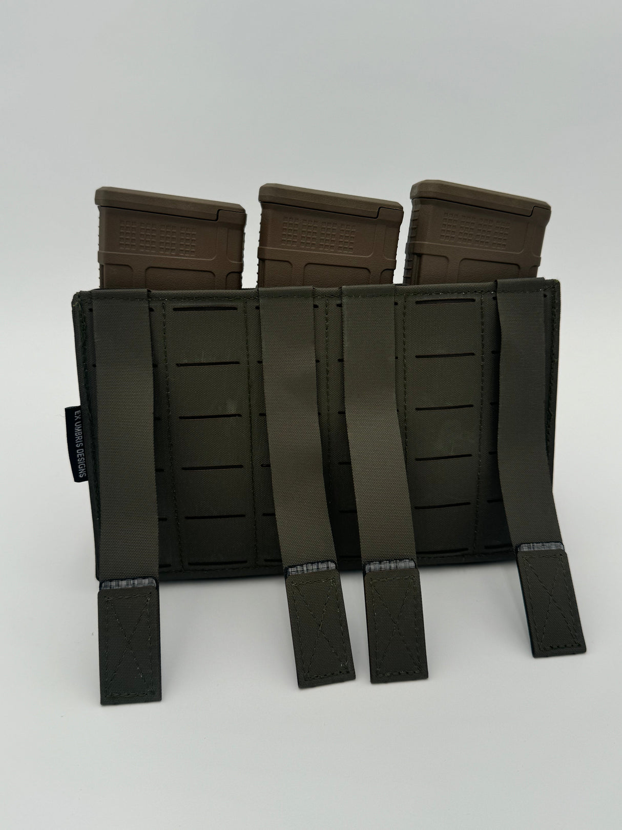 Triple 5.56mm MOLLE Placard in Desert Tiger Stripe, alternate view 6