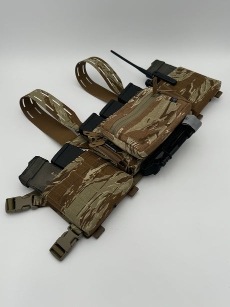 Double 5.56 MOLLE Placard in Multicam