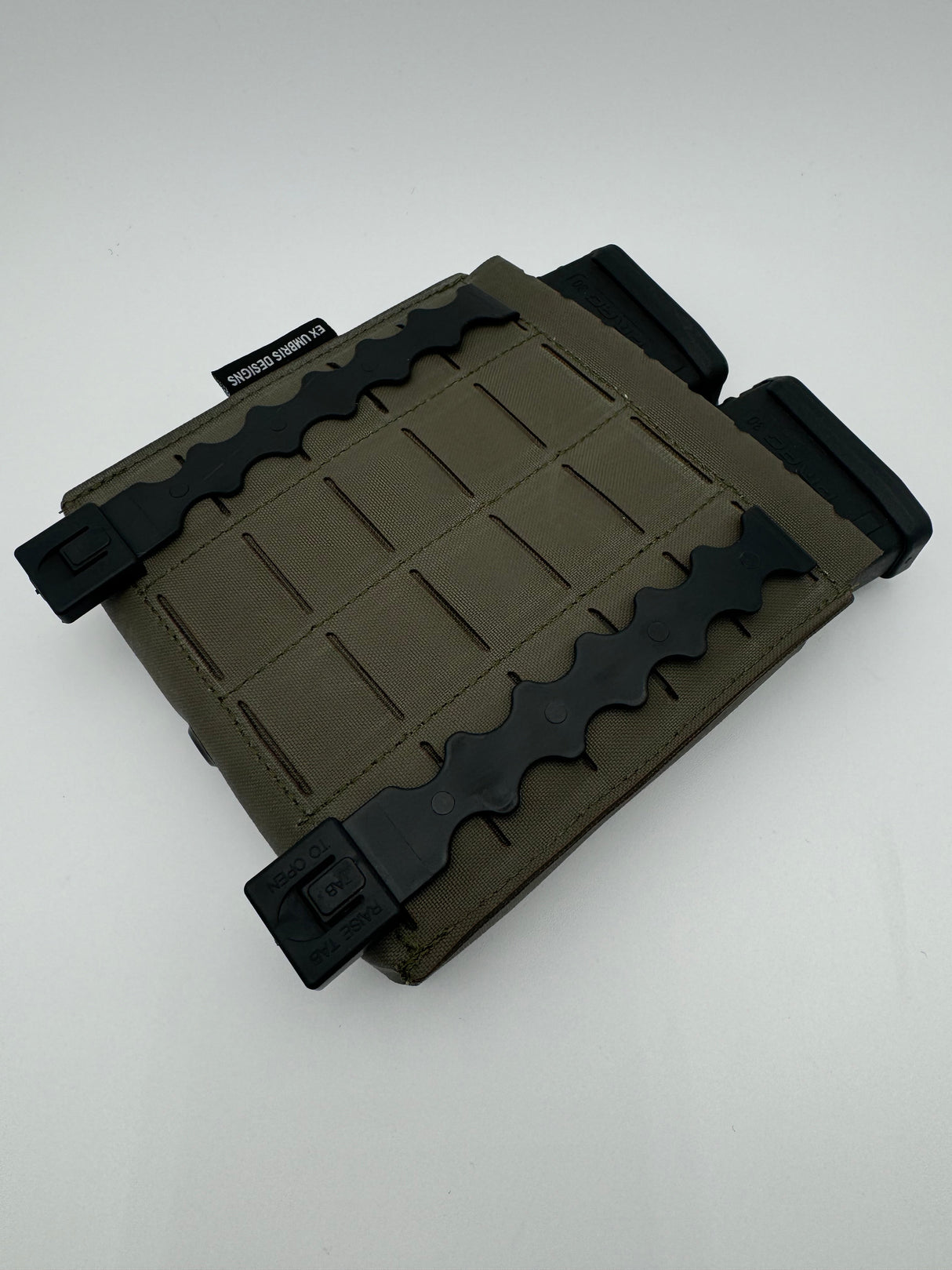 Double 5.56 MOLLE Placard in Ranger Green, alternate view 7