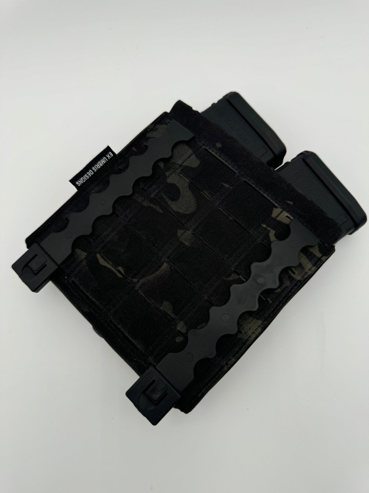 Double 5.56 MOLLE Placard in M81 Woodland, alternate view 10