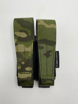 Modular Double Pistol Mag Pouch in Multicam