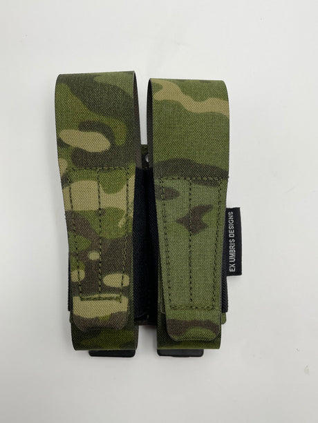 Modular Double Pistol Mag Pouch in Multicam