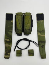 Modular Double Pistol Mag Pouch in Multicam Tropic, alternate view 4