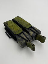 Modular Double Pistol Mag Pouch in Multicam Arid, alternate view 2