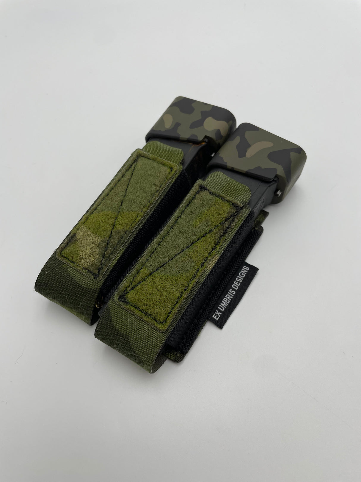 Modular Double Pistol Mag Pouch in Multicam Black, alternate view 3