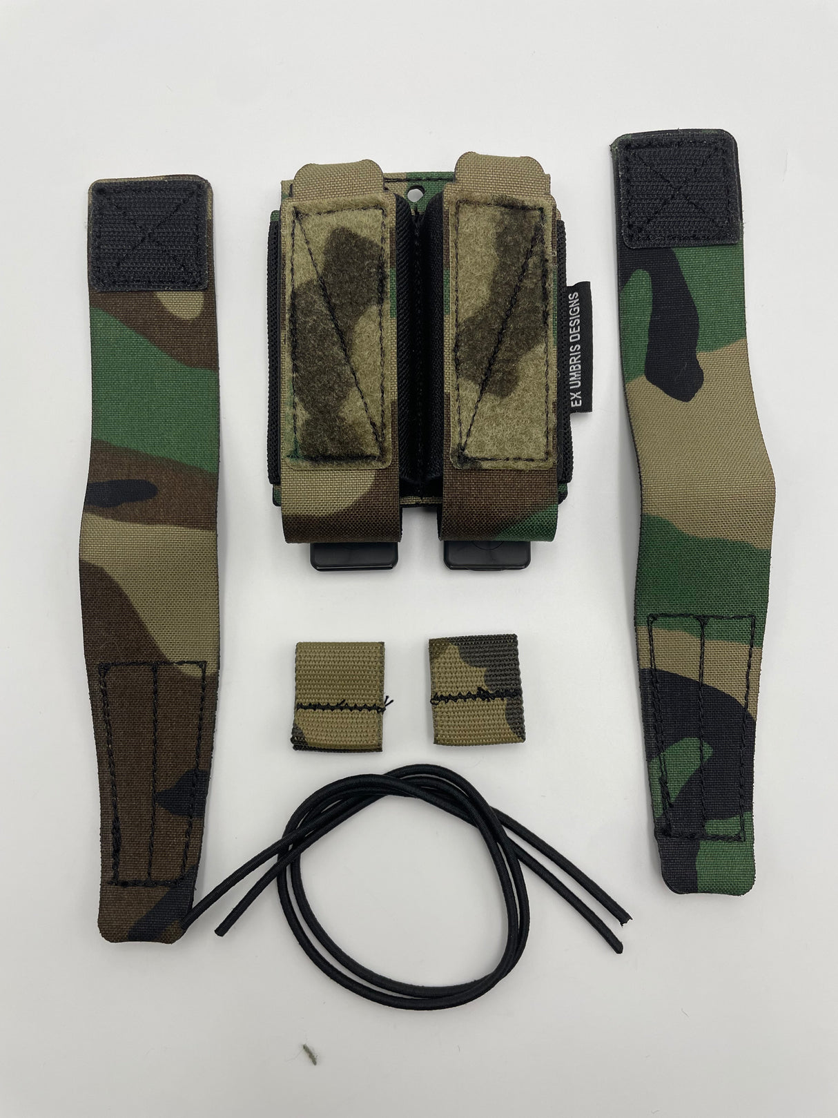 Modular Double Pistol Mag Pouch in Black, alternate view 5