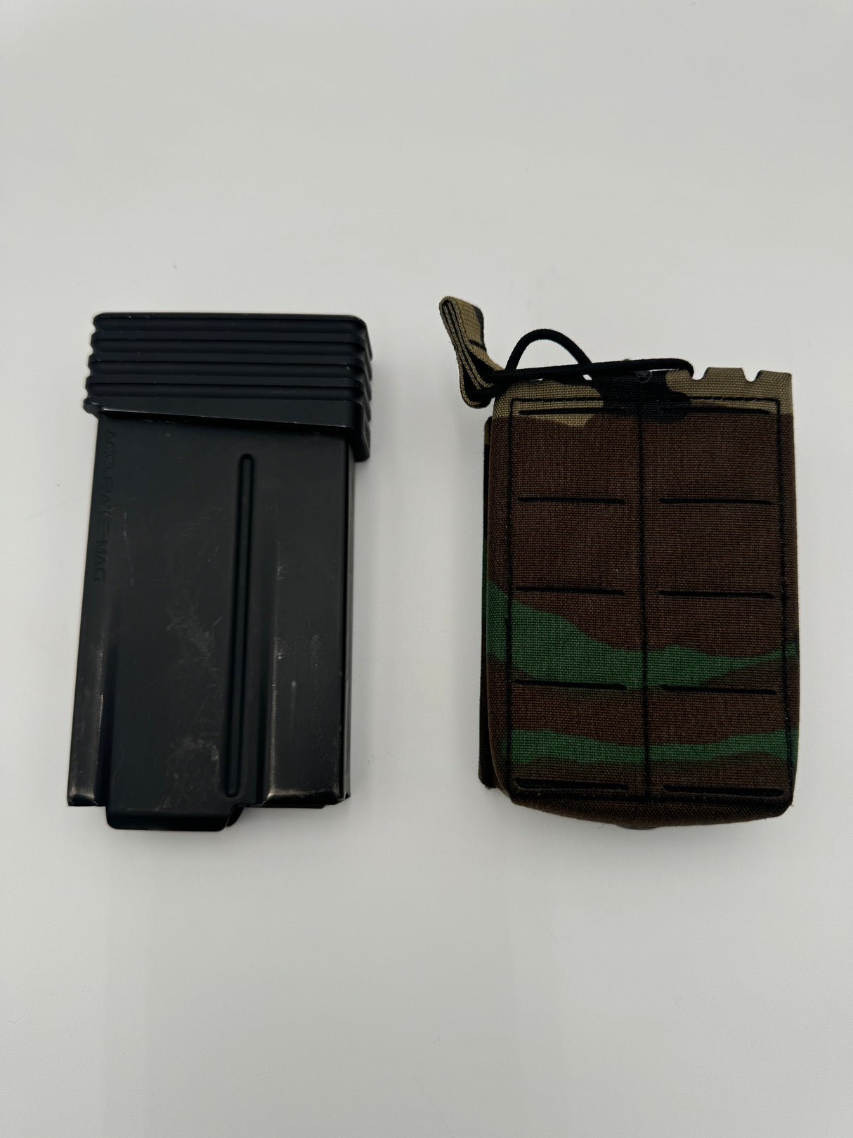 Single Stack Bolt Gun Magazine Pouch 10rd+: Read Description for Compatibility in Multicam Arid, alternate view 2