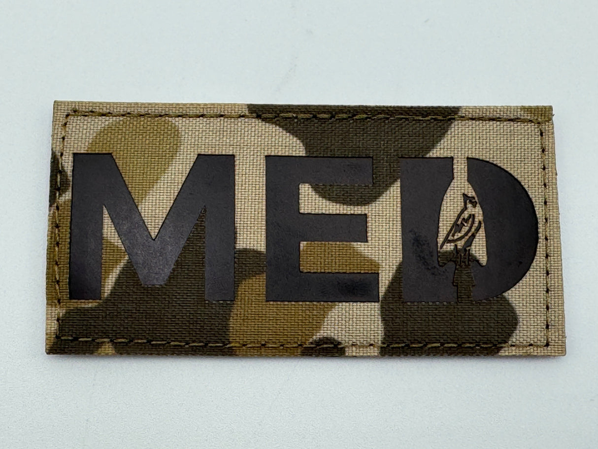 Laser Cut IR Med Designator Patch in AOR1, alternate view 13