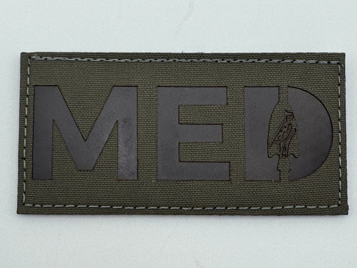 Laser Cut IR Med Designator Patch in Frogskin, alternate view 8