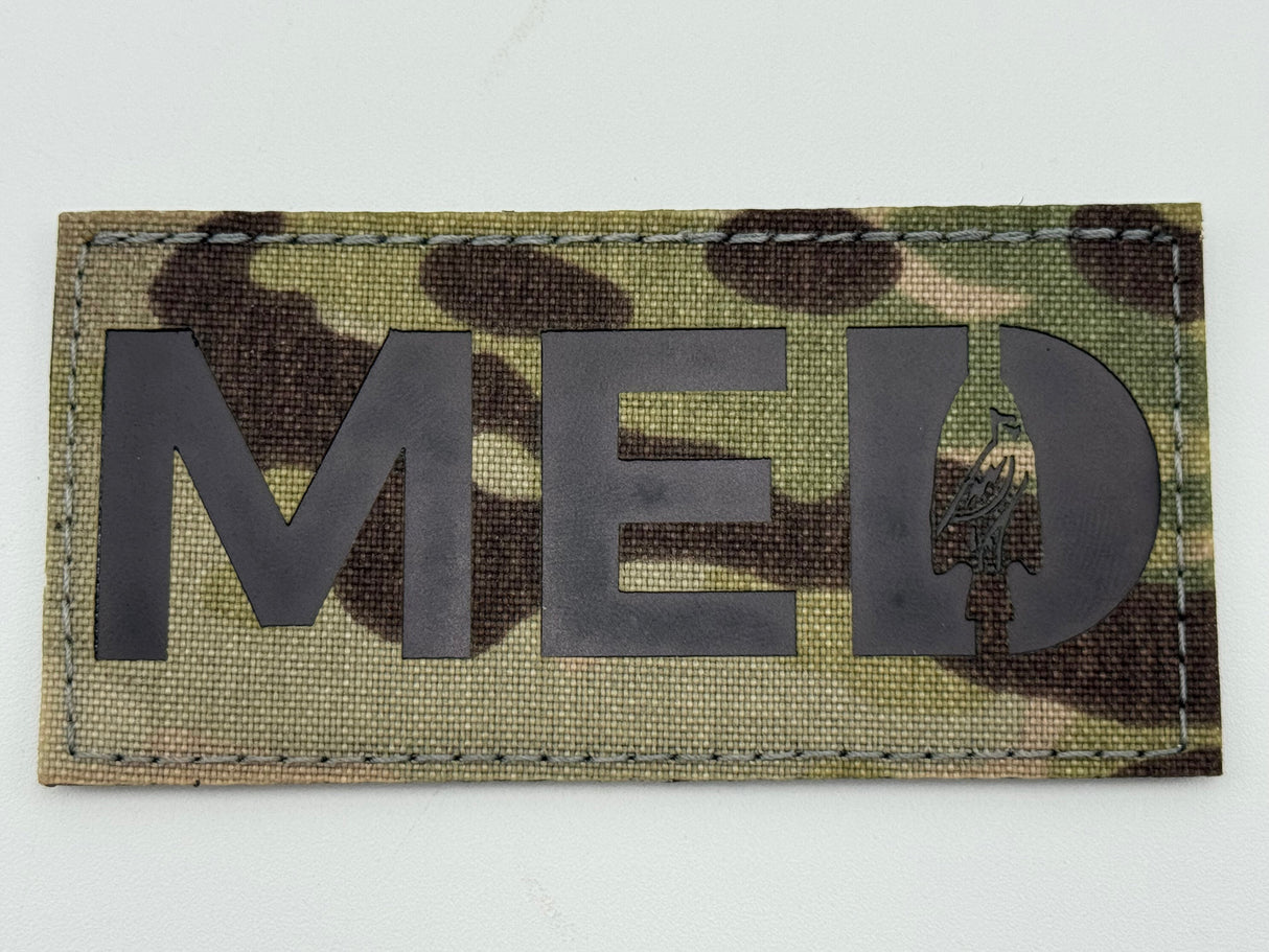 Laser Cut IR Med Designator Patch in Miami Tiger Stripe, alternate view 7