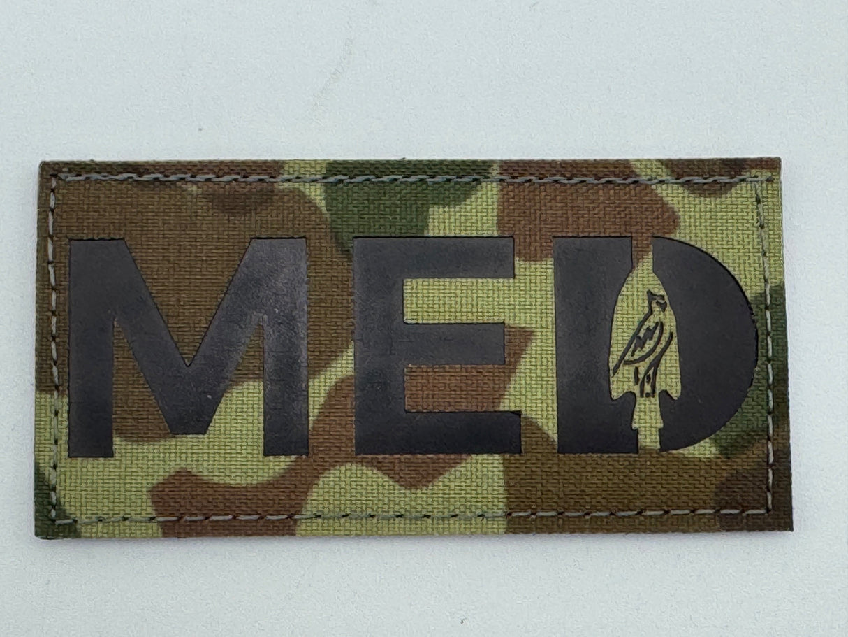 Laser Cut IR Med Designator Patch in Desert Tiger Stripe, alternate view 6