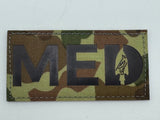 Laser Cut IR Med Designator Patch in Desert Tiger Stripe, alternate view 6