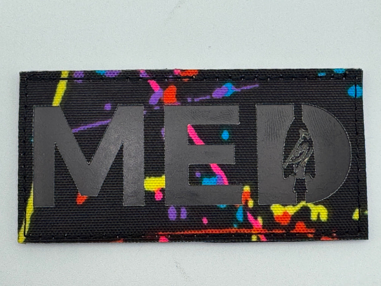 Laser Cut IR Med Designator Patch in Tiger Stripe, alternate view 5